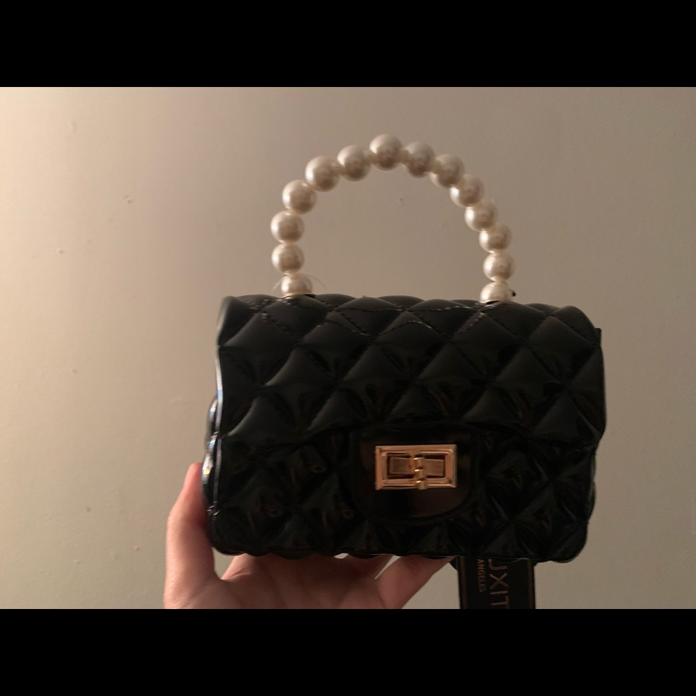 Mini luxury black purse
